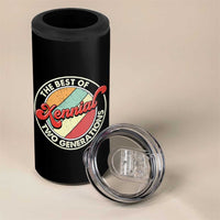 Xennial The Best of Two Generations 4 in 1 Can Cooler Tumbler Retro Sunset Vintage 70s Graphic