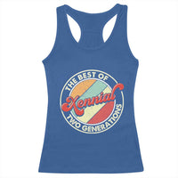 Xennial The Best of Two Generations Racerback Tank Top Retro Sunset Vintage 70s Graphic