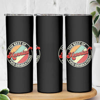 Xennial The Best of Two Generations Skinny Tumbler Retro Sunset Vintage 70s Graphic