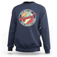 Xennial The Best of Two Generations Sweatshirt Retro Sunset Vintage 70s Graphic