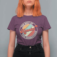 Xennial The Best of Two Generations T Shirt For Women Retro Sunset Vintage 70s Graphic