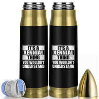 It's A Xennial Thing You Wouldn't Understand Bullet Tumbler Distressed Retro Graphic