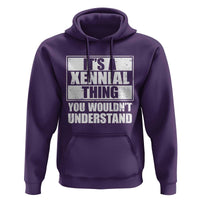 It's A Xennial Thing You Wouldn't Understand Hoodie Distressed Retro Graphic