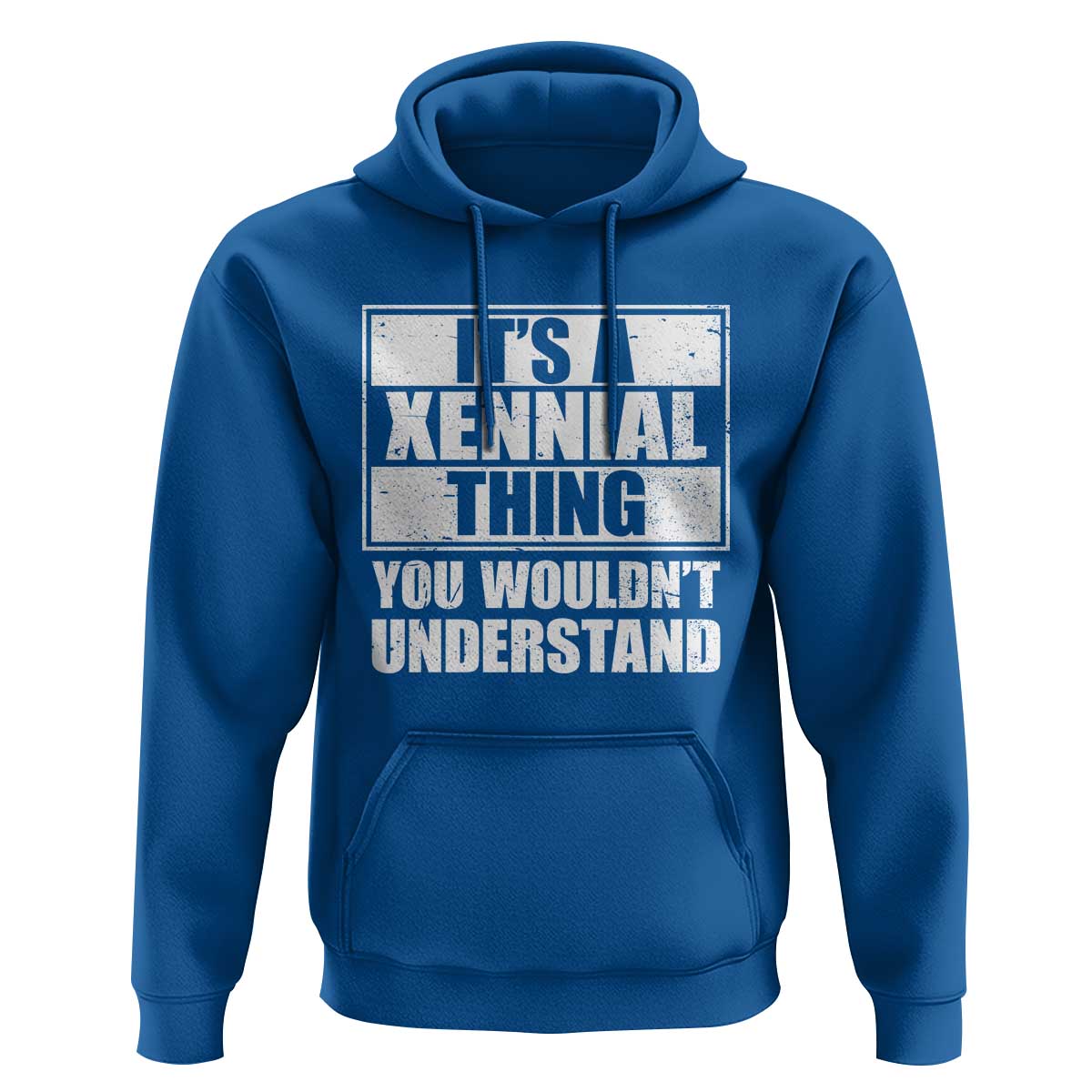 It's A Xennial Thing You Wouldn't Understand Hoodie Distressed Retro Graphic