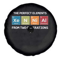Xennial The Perfect Elements From Two Generations Spare Tire Cover Periodic Table Science Graphic