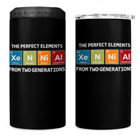 Xennial The Perfect Elements From Two Generations 4 in 1 Can Cooler Tumbler Periodic Table Science Graphic