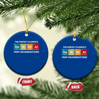 Xennial The Perfect Elements From Two Generations Ceramic Ornament Periodic Table Science Graphic