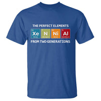 Xennial The Perfect Elements From Two Generations T Shirt Periodic Table Science Graphic