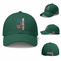 1976 Distressed American Flag Baseball Cap Patriotic 50th Birthday Graphic