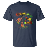 Juneteenth T Shirt Stepping Into Juneteenth African American Black History - Wonder Print Shop