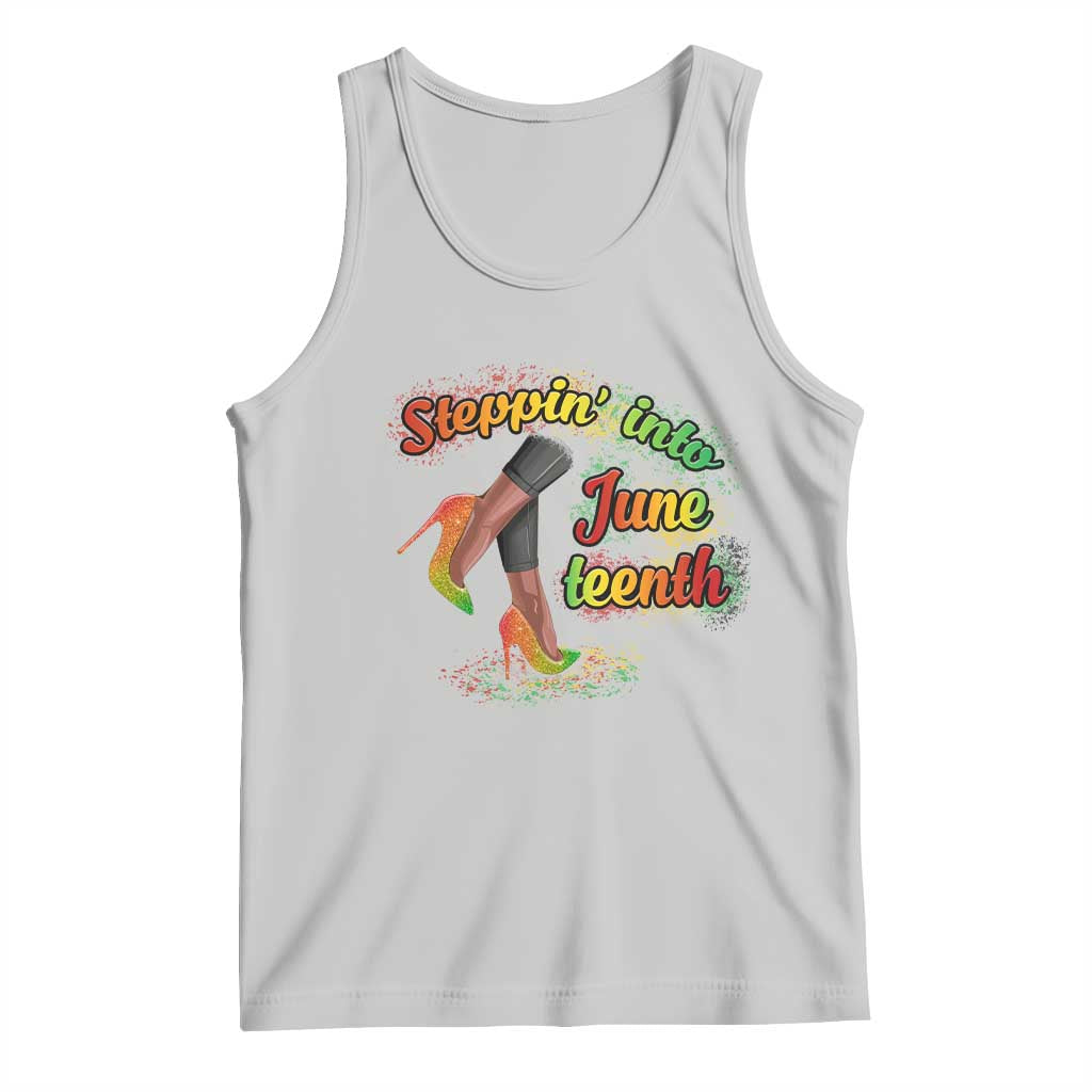 Stepping Into Juneteenth Tank Top High Heels African American Black History