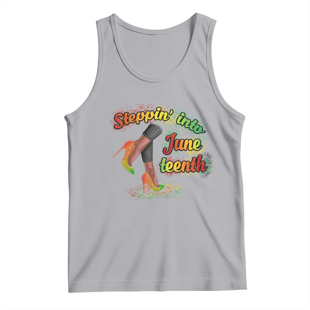 Stepping Into Juneteenth Tank Top High Heels African American Black History