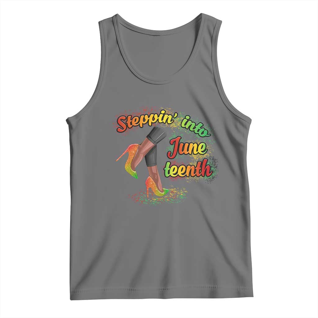 Stepping Into Juneteenth Tank Top High Heels African American Black History