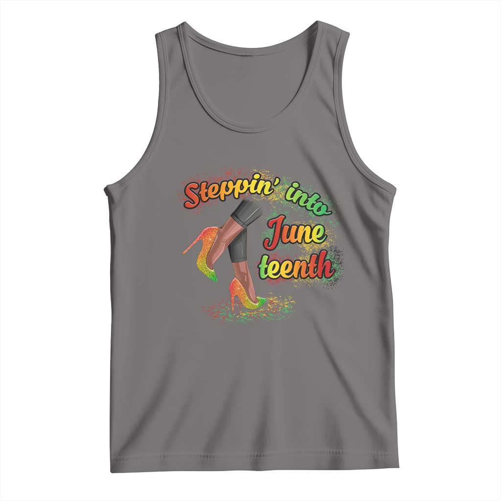Stepping Into Juneteenth Tank Top High Heels African American Black History