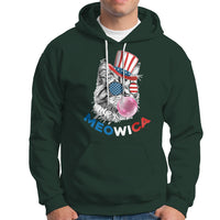 American Cat Hoodie Patriotic Cat Meowica Bubblegum 4th of July Funny Cat Lover - Wonder Print Shop