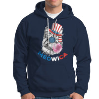 American Cat Hoodie Patriotic Cat Meowica Bubblegum 4th of July Funny Cat Lover - Wonder Print Shop