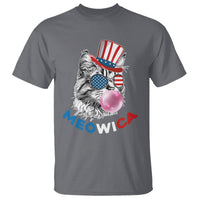 American Cat T Shirt Patriotic Cat Meowica Bubblegum 4th of July Funny Cat Lover - Wonder Print Shop