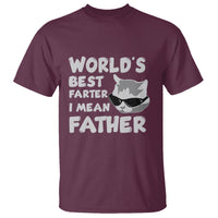 Cat Dad T Shirt Funny World's Best Farter I Mean Father Best Cat Dad Ever - Wonder Print Shop