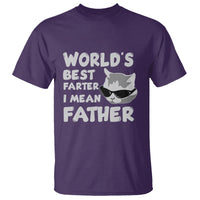 Cat Dad T Shirt Funny World's Best Farter I Mean Father Best Cat Dad Ever - Wonder Print Shop