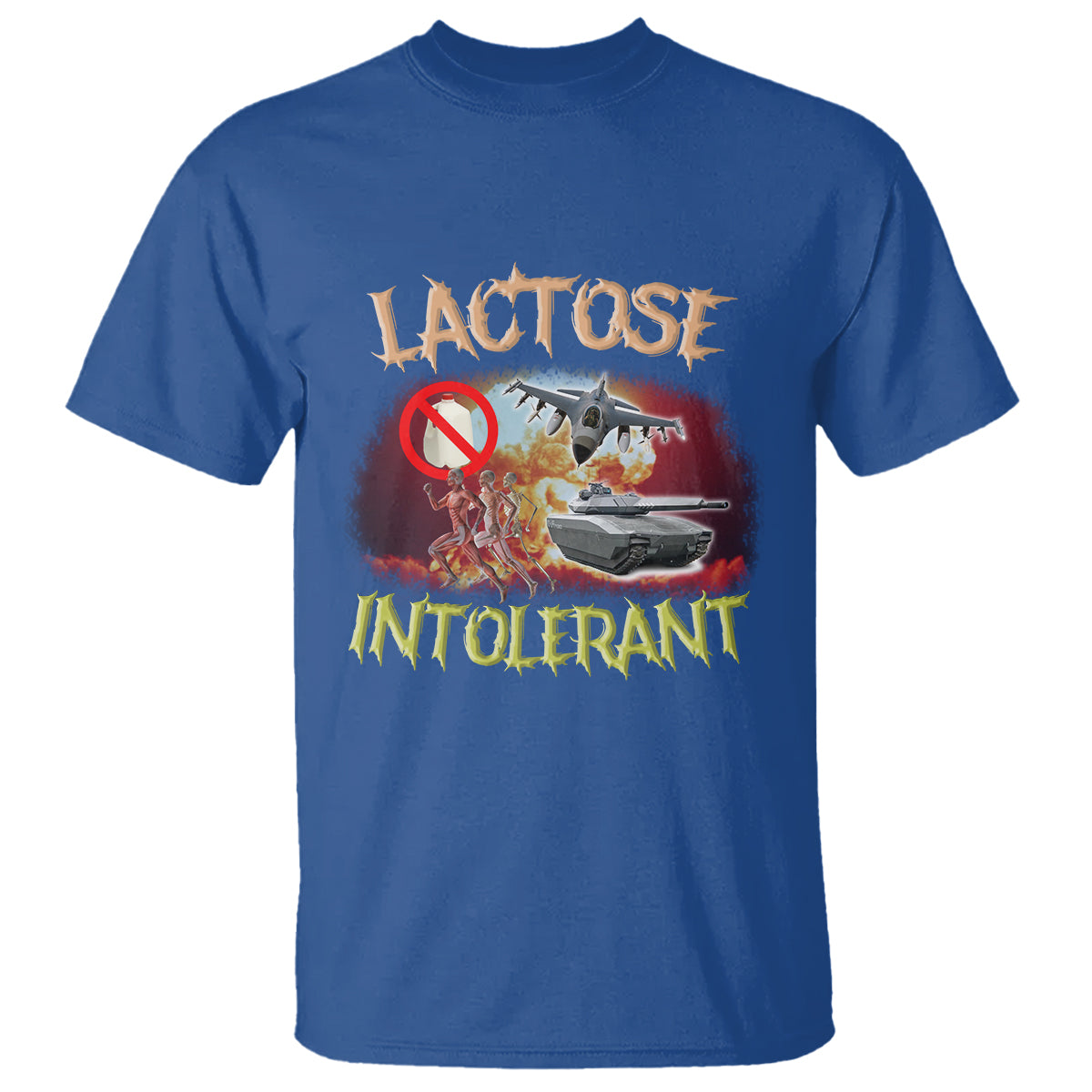 Lactose Allergy T Shirt Lactose Intolerant Funny Meme Ironic Cringe Meme - Wonder Print Shop