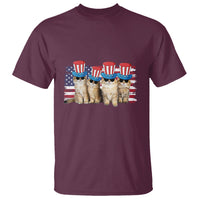 American Cat T Shirt Funny USA Patriotic Cat Happy 4th July Gifts for Cat Lovers - Wonder Print Shop