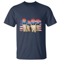 American Cat T Shirt Funny USA Patriotic Cat Happy 4th July Gifts for Cat Lovers - Wonder Print Shop