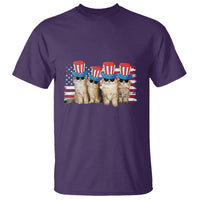 American Cat T Shirt Funny USA Patriotic Cat Happy 4th July Gifts for Cat Lovers - Wonder Print Shop