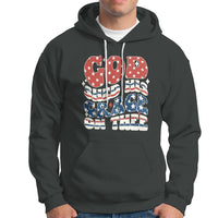 God Blessing Hoodie God Shed His Grace On Thee Amercan Flag - Wonder Print Shop