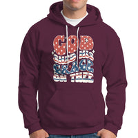 God Blessing Hoodie God Shed His Grace On Thee Amercan Flag - Wonder Print Shop