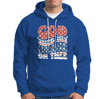God Blessing Hoodie God Shed His Grace On Thee Amercan Flag - Wonder Print Shop