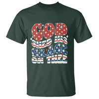 God Blessing T Shirt God Shed His Grace On Thee Amercan Flag - Wonder Print Shop