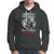 Veteran Hoodie Death Smiles At Us All Only The Veterans Smile Back American Flag Cover Skeleton - Wonder Print Shop