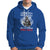 Veteran Hoodie Death Smiles At Us All Only The Veterans Smile Back American Flag Cover Skeleton - Wonder Print Shop