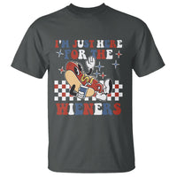 USA Party T Shirt Hot Dog I'm Just Here For The Wieners 4Th Of July - Wonder Print Shop