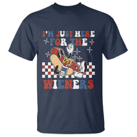 USA Party T Shirt Hot Dog I'm Just Here For The Wieners 4Th Of July - Wonder Print Shop