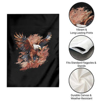 American Bald Eagle Garden Flag Proud Patriotic US Pride 4th Of July