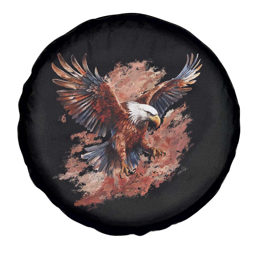 American Bald Eagle Spare Tire Cover Proud Patriotic US Pride 4th Of July