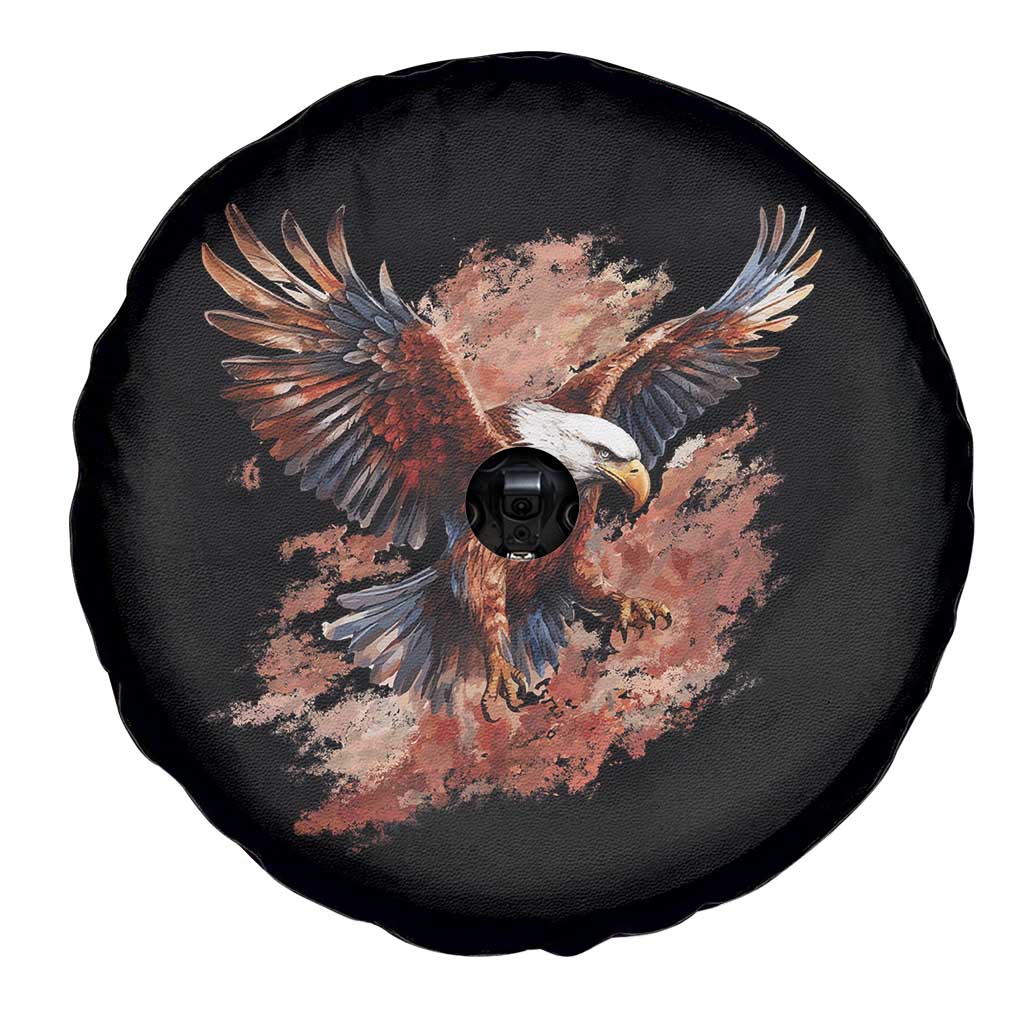 American Bald Eagle Spare Tire Cover Proud Patriotic US Pride 4th Of July