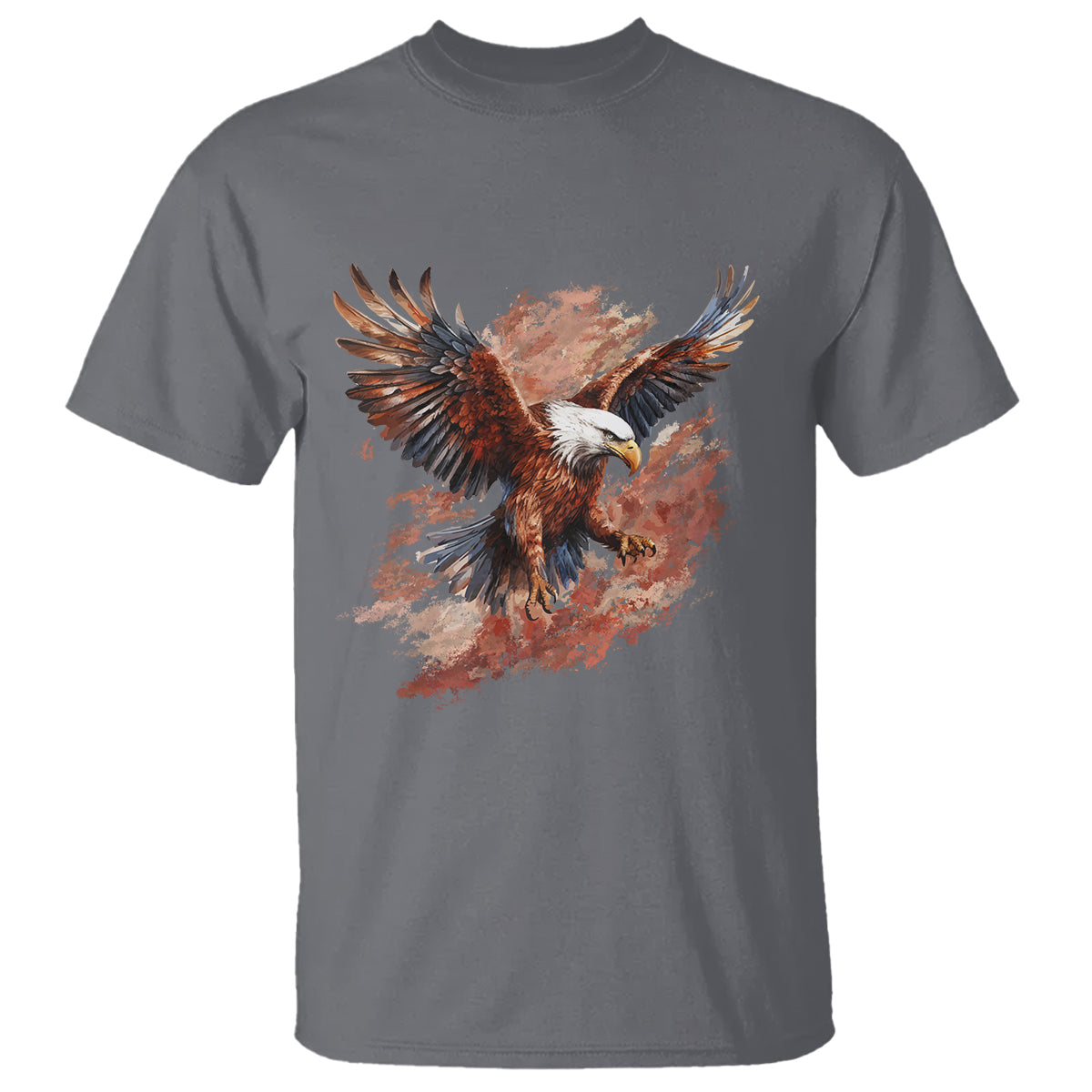 American Bald Eagle T Shirt Proud Patriotic US Pride 4th Of July - Wonder Print Shop