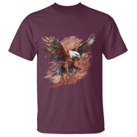 American Bald Eagle T Shirt Proud Patriotic US Pride 4th Of July - Wonder Print Shop
