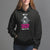 Armed Girl Hoodie Not A Pepper Spray Kind Of Girl American Flag Combat Boots - Wonder Print Shop