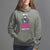 Armed Girl Hoodie Not A Pepper Spray Kind Of Girl American Flag Combat Boots - Wonder Print Shop