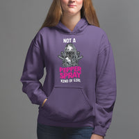 Armed Girl Hoodie Not A Pepper Spray Kind Of Girl American Flag Combat Boots - Wonder Print Shop