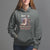 Female Veteran Hoodie Not A Pepper Spray Kind Of Girl American Flag Combat Boots - Wonder Print Shop