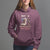 Female Veteran Hoodie Not A Pepper Spray Kind Of Girl American Flag Combat Boots - Wonder Print Shop