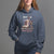 Female Veteran Hoodie Not A Pepper Spray Kind Of Girl American Flag Combat Boots - Wonder Print Shop