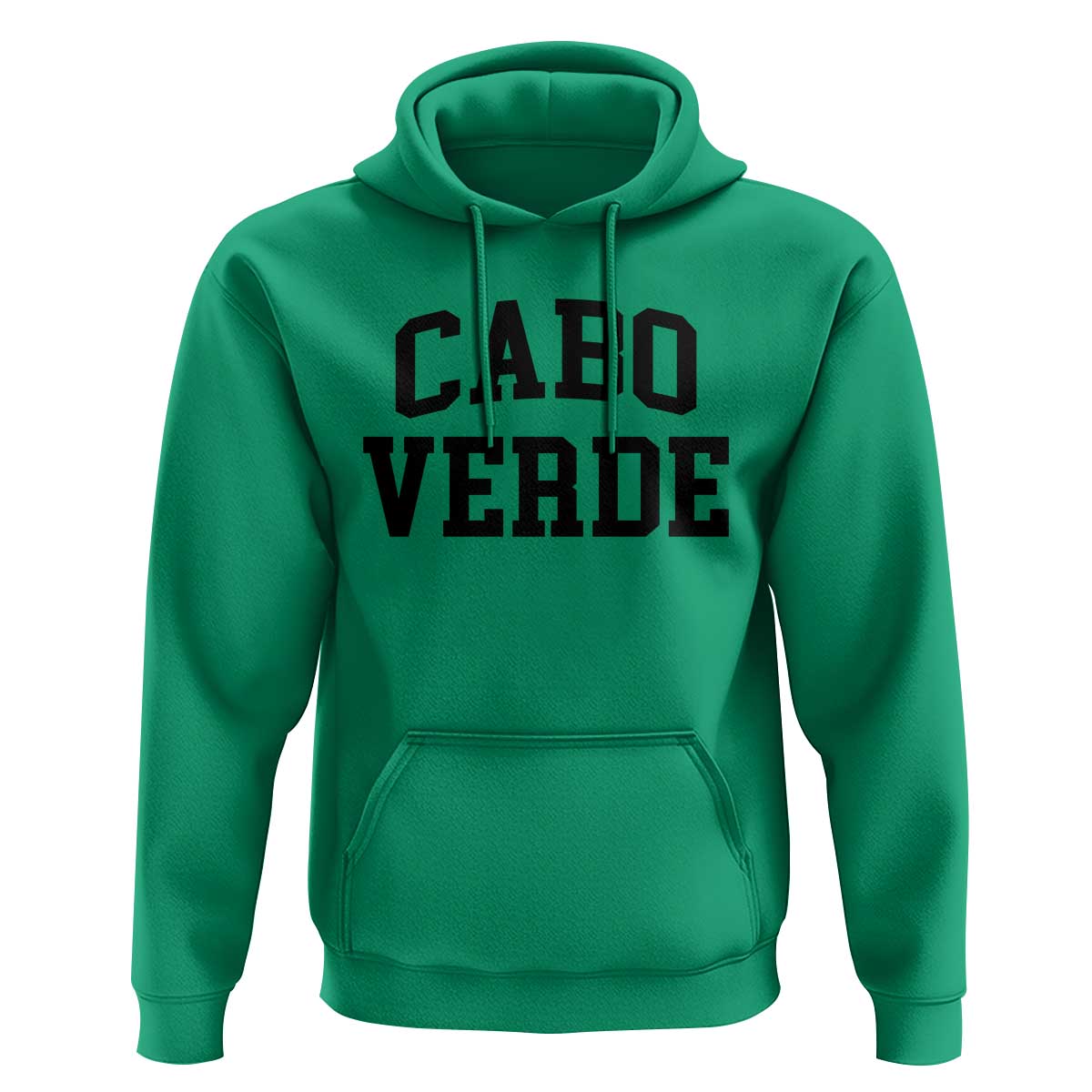 Cabo Verde Returns Home National Pride Varsity Style Hoodie Cape Verde Minimalist Text Graphic