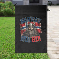 Fierce Norway Viking Warrior Ro Ro Garden Flag Patriotic Norge Norwegian Flag Funny Rowing Support