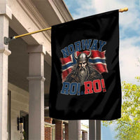 Fierce Norway Viking Warrior Ro Ro Garden Flag Patriotic Norge Norwegian Flag Funny Rowing Support