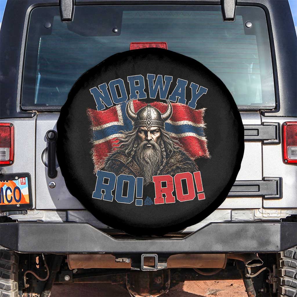 Fierce Norway Viking Warrior Ro Ro Spare Tire Cover Patriotic Norge Norwegian Flag Funny Rowing Support